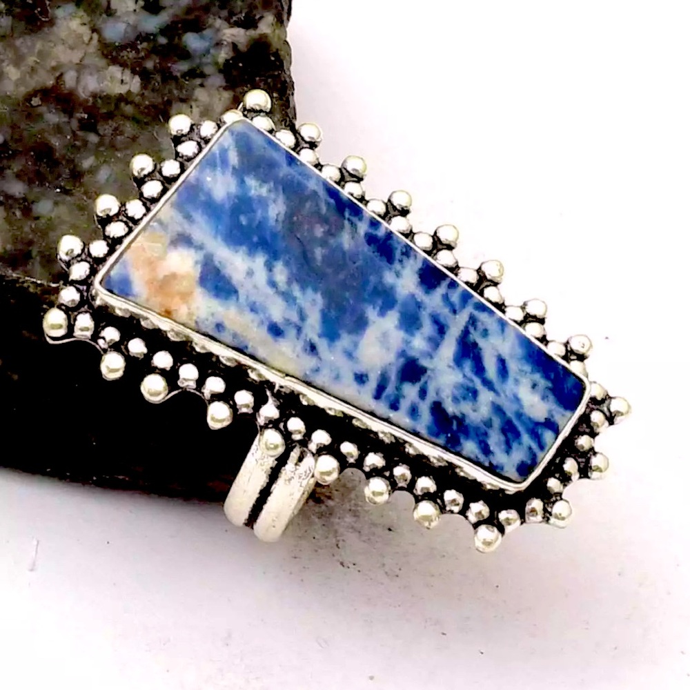 Sodalite Gemstone Ring